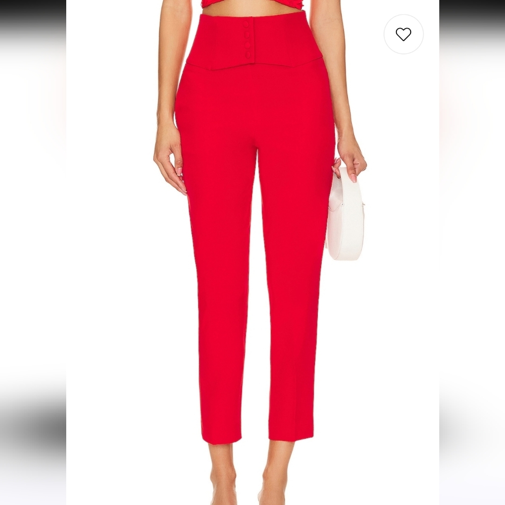 Bardot Vibrant Red Ankle Pants